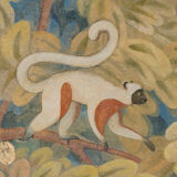 Painted canvas, Chimpanzees, Contemporary work