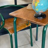 Desk and school chair set