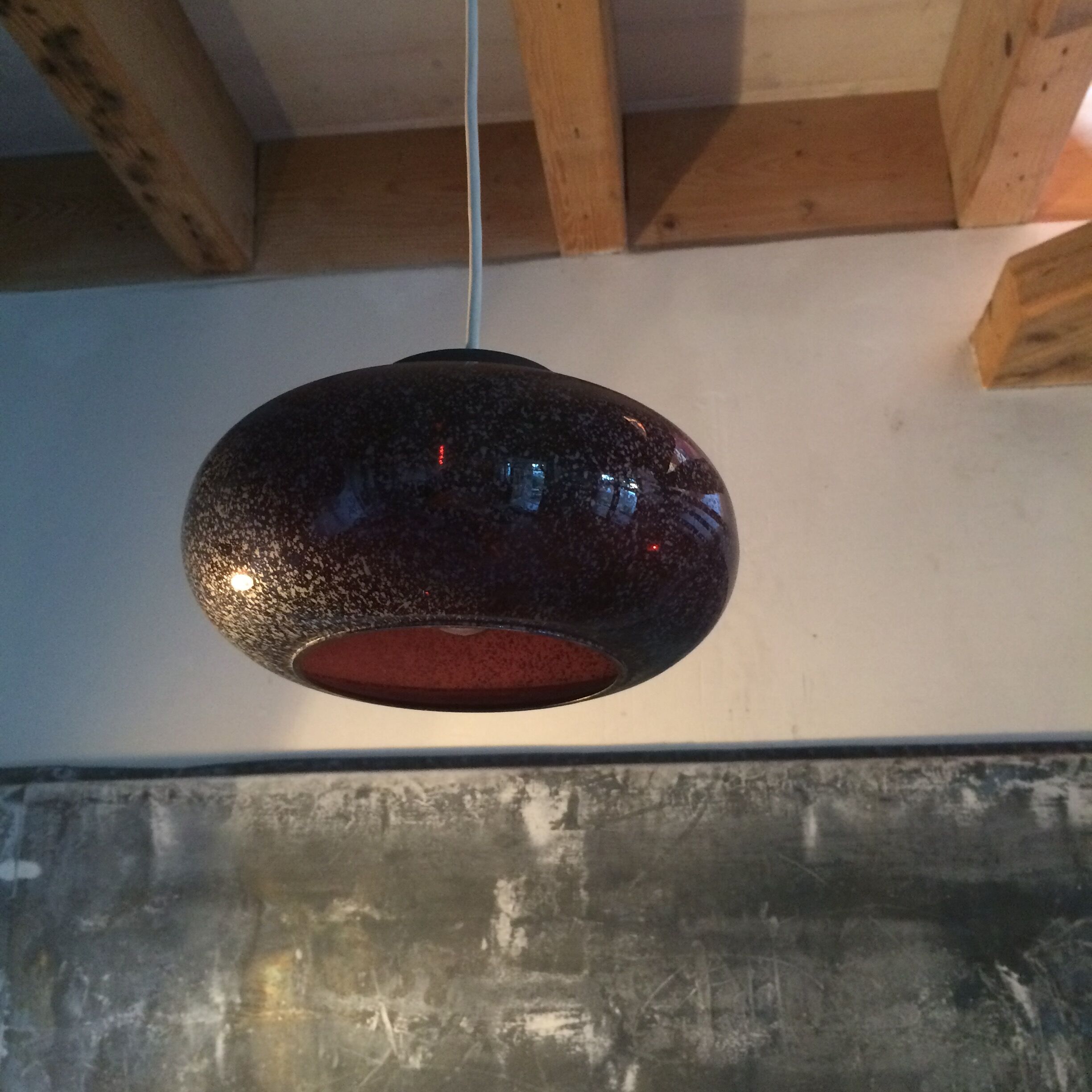 Violin glass hanging