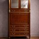secrétaire guillotine Parisien d’époque Louis XVI, en acajou et laiton doré