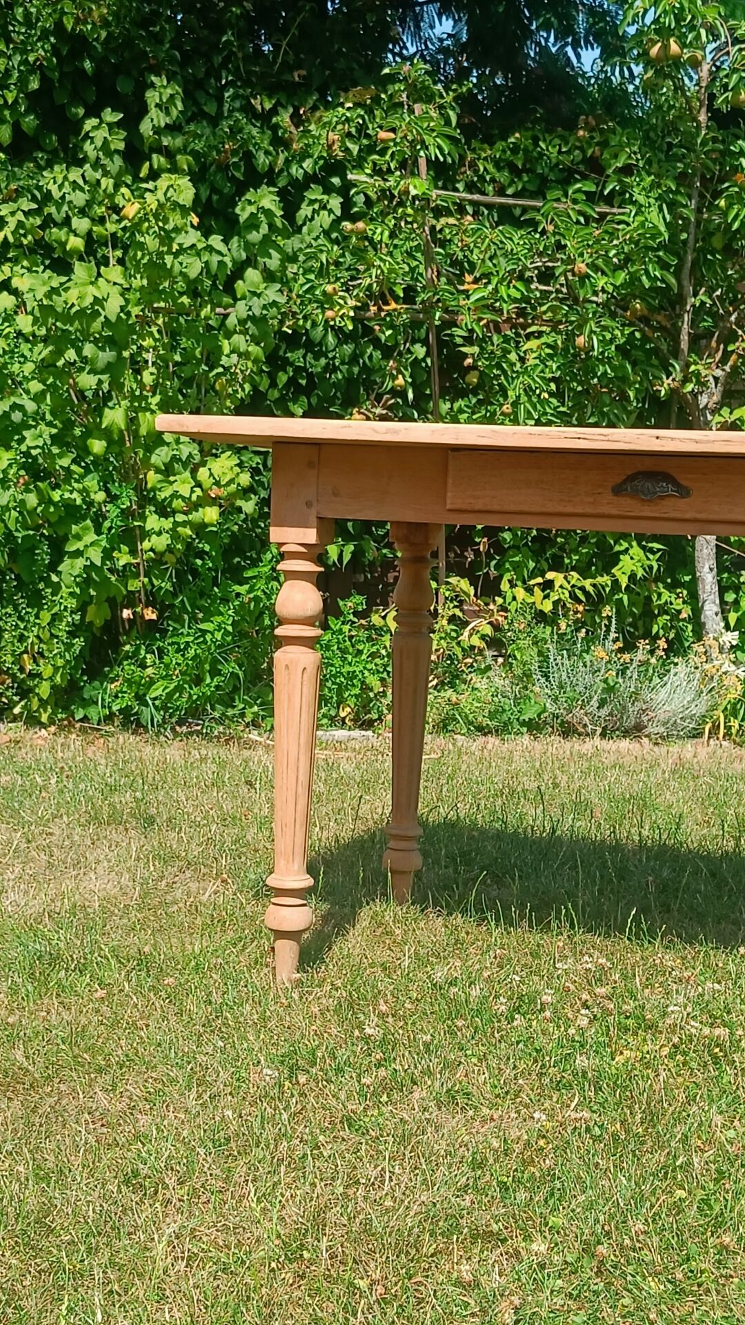 Oak farmhouse table