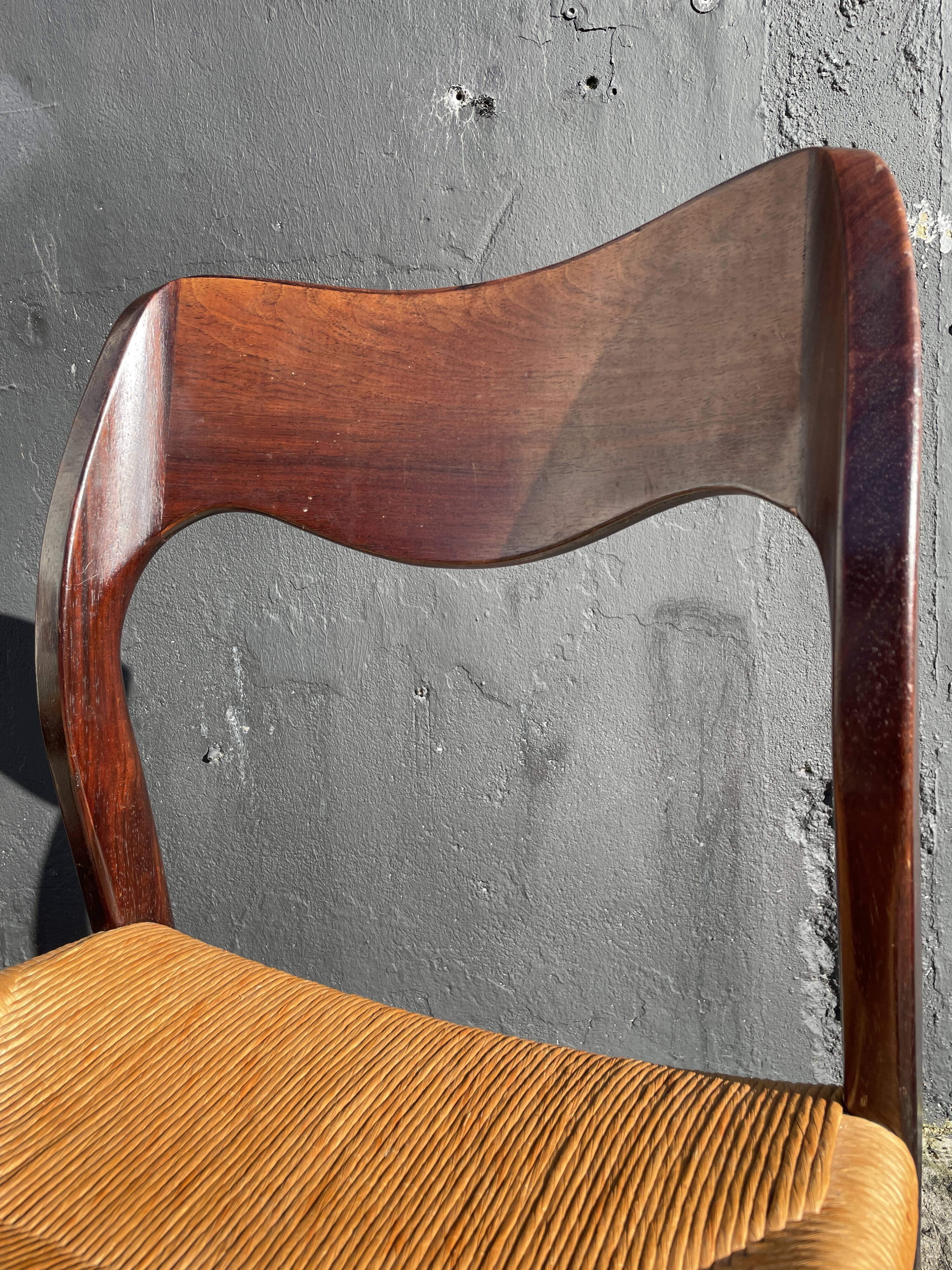 Pair of chairs n°71 by Niel Otto Møller
