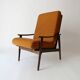 Fauteuil en teck scandinave design vintage des années 70 1970