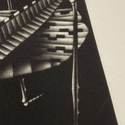 Mario avati (1921-2009), criquet, manière noire, 1970