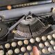 Antique Underwood Standard Portable Typewriter USA 1915-1920