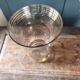 Vintage gold glass vase