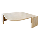 Table basse en travertin "Œil" Roche Bobois