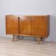 Vintage 1970s teak wood sideboard, Italian design