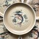Flat plates Sarreguemines Fish Granville