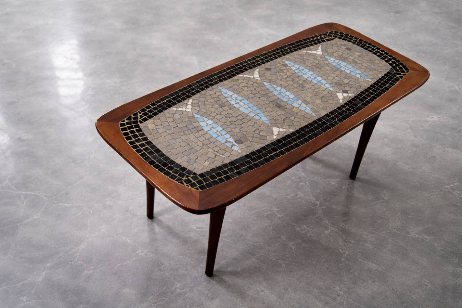 Vintage Mid-Century Scandinavian Modern Beech Coffee Table from Ejm, 1960s