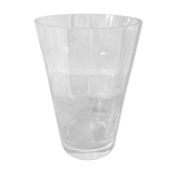 Vase en cristal facetté