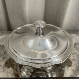 Vegetable Christofle silver metal Louis XV style "net/Chinon
