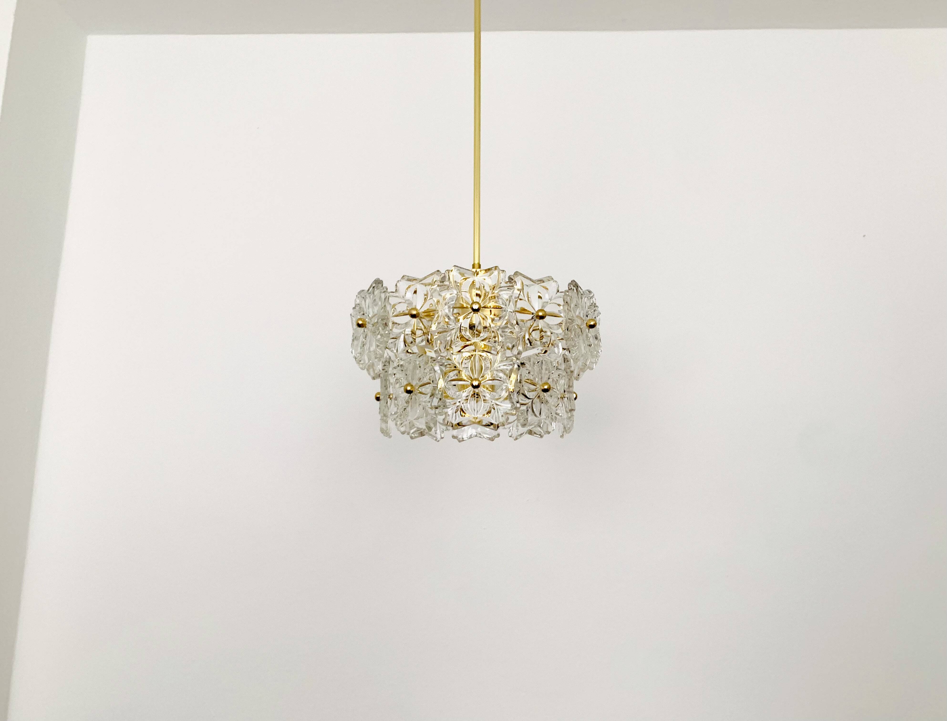 Crystal Glass Chandelier by Sölken