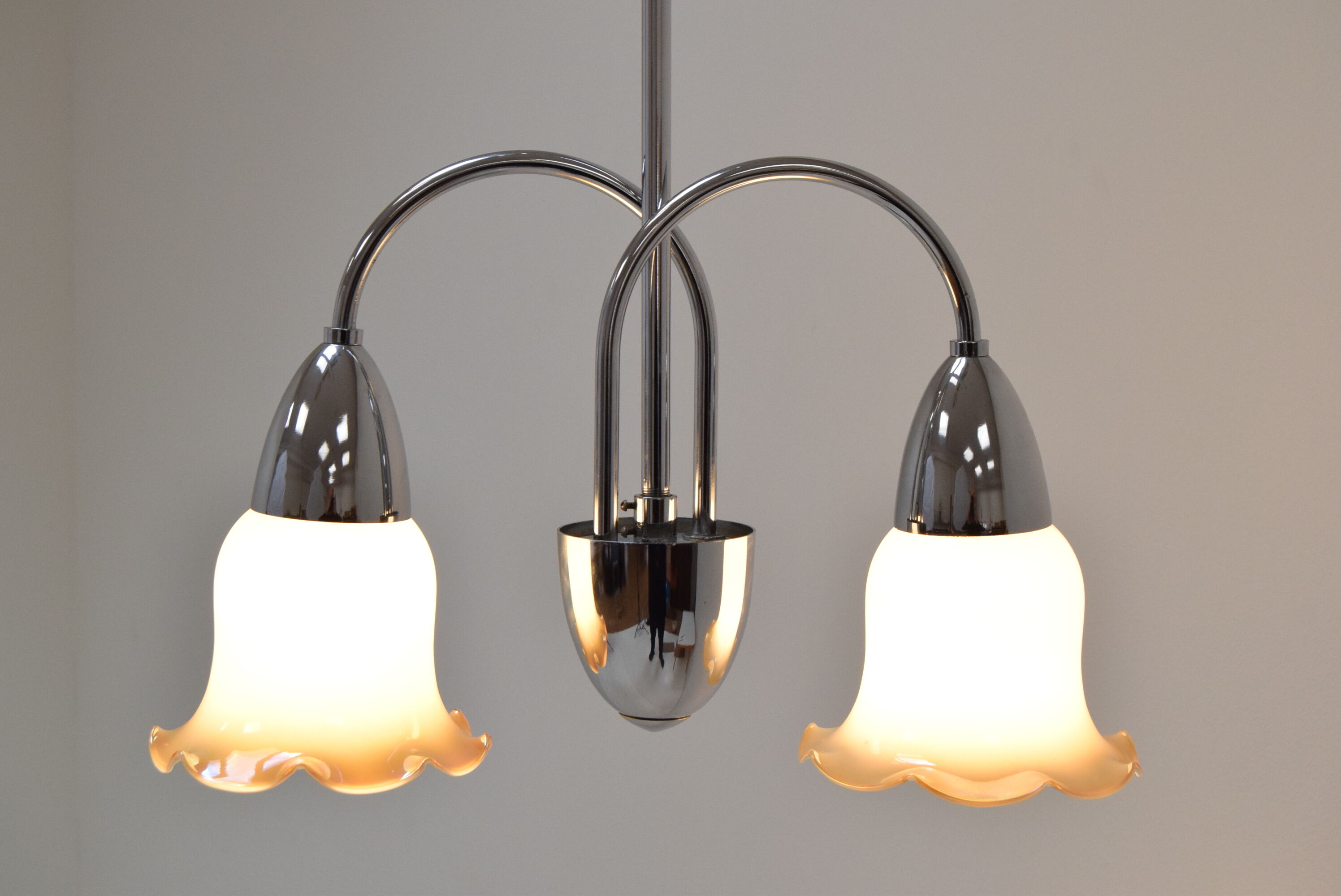 Mid-century Chandelier/Instala Decin,1960's