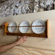 Wooden wall shelf 1980