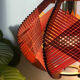 Lampe brique tissée à poser