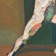 Swedish Oil on Canvas"The Discus Thrower" by Eric Elfvén,vintage and framed