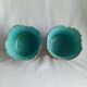 Pair of antique cache-pots in majolica – Art Nouveau 19th century
