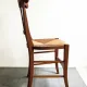 Cherry wood chair in Directoire style