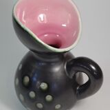 Pitcher corolla ceramic peas 50 60 vintage