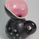 Pitcher corolla ceramic peas 50 60 vintage