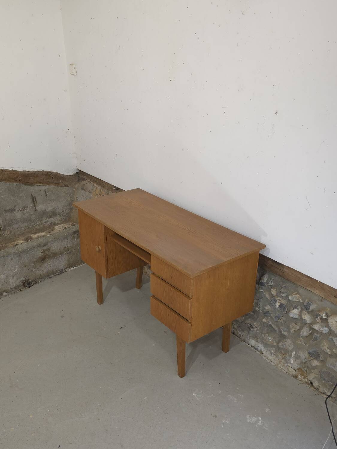 Petit bureau styke scandinave 1960 en teck