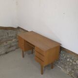 Small Scandinavian style desk 1960 in teak