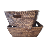 Wicker pans
