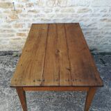 Oak farmhouse table two drawers