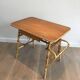 Rattan desk (a small chip on the magazine rack)