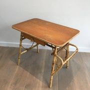 Bureau en rotin