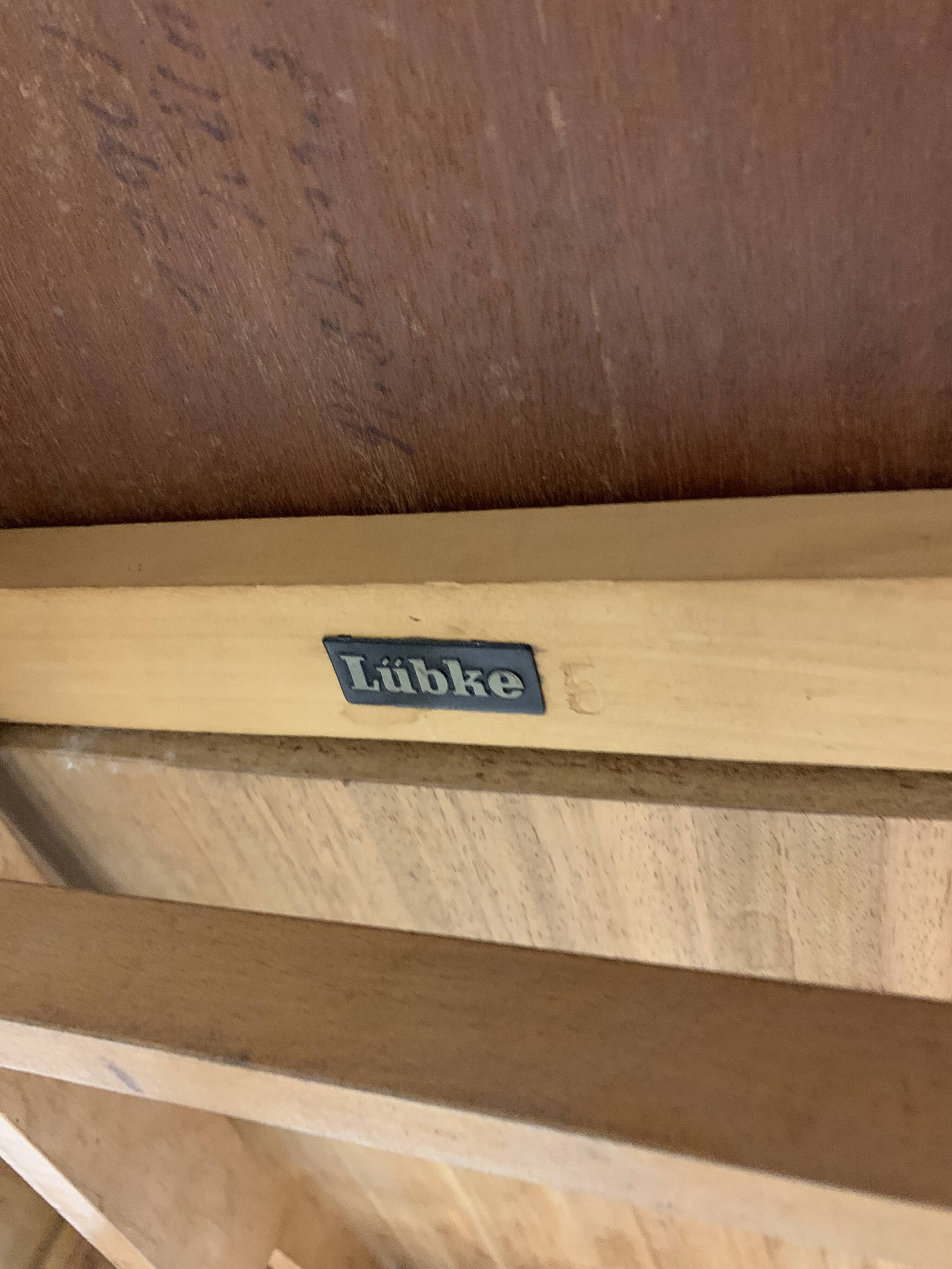 Light-wood dining table by L'bke