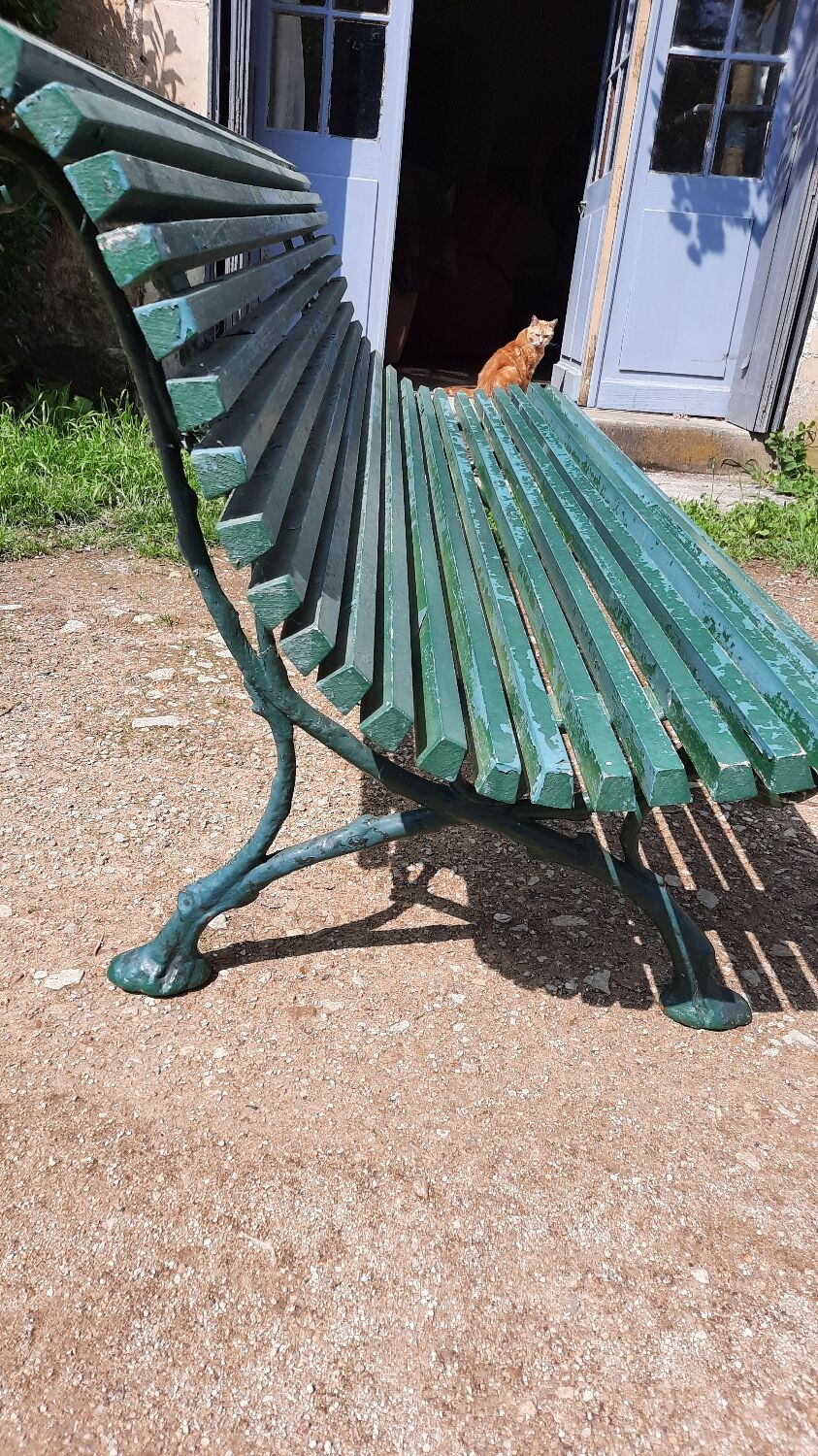Old garden bench
