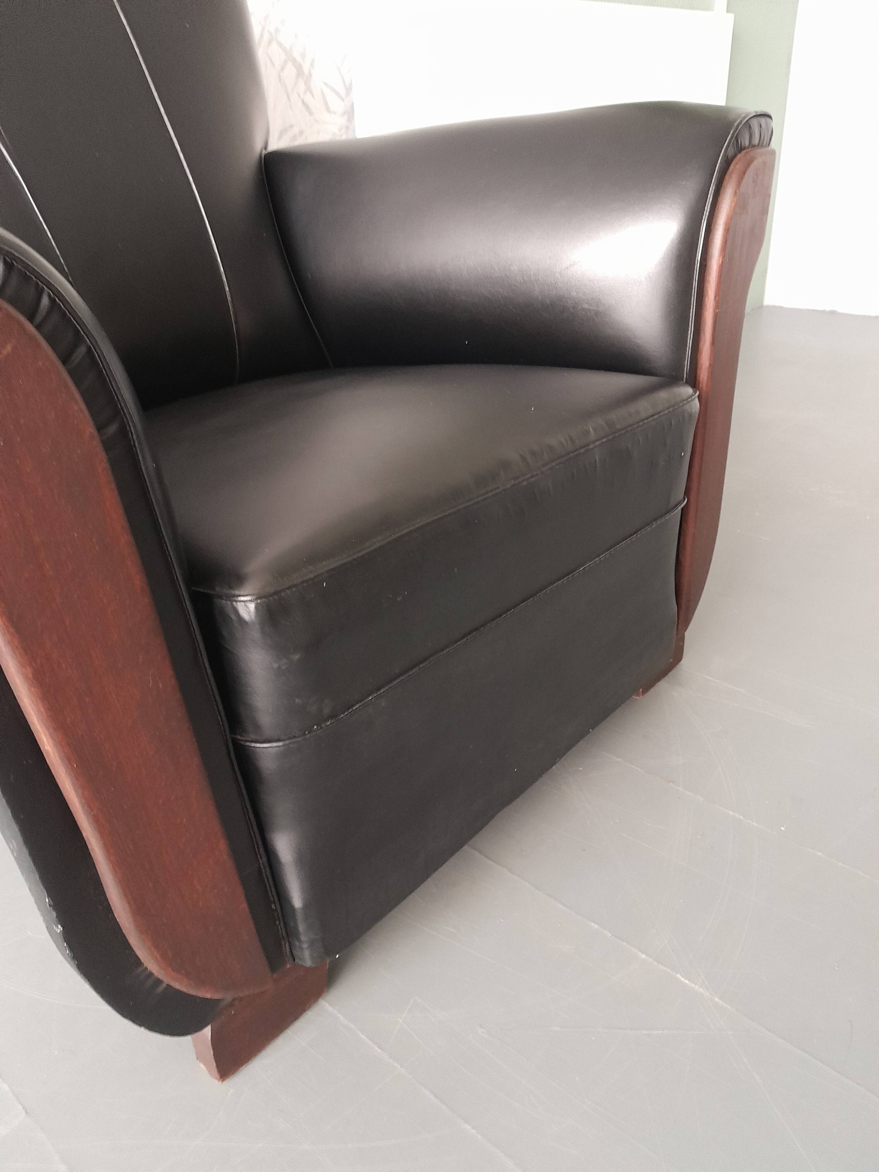 Art Deco Club Fauteuil mid century 20ste eeuw
