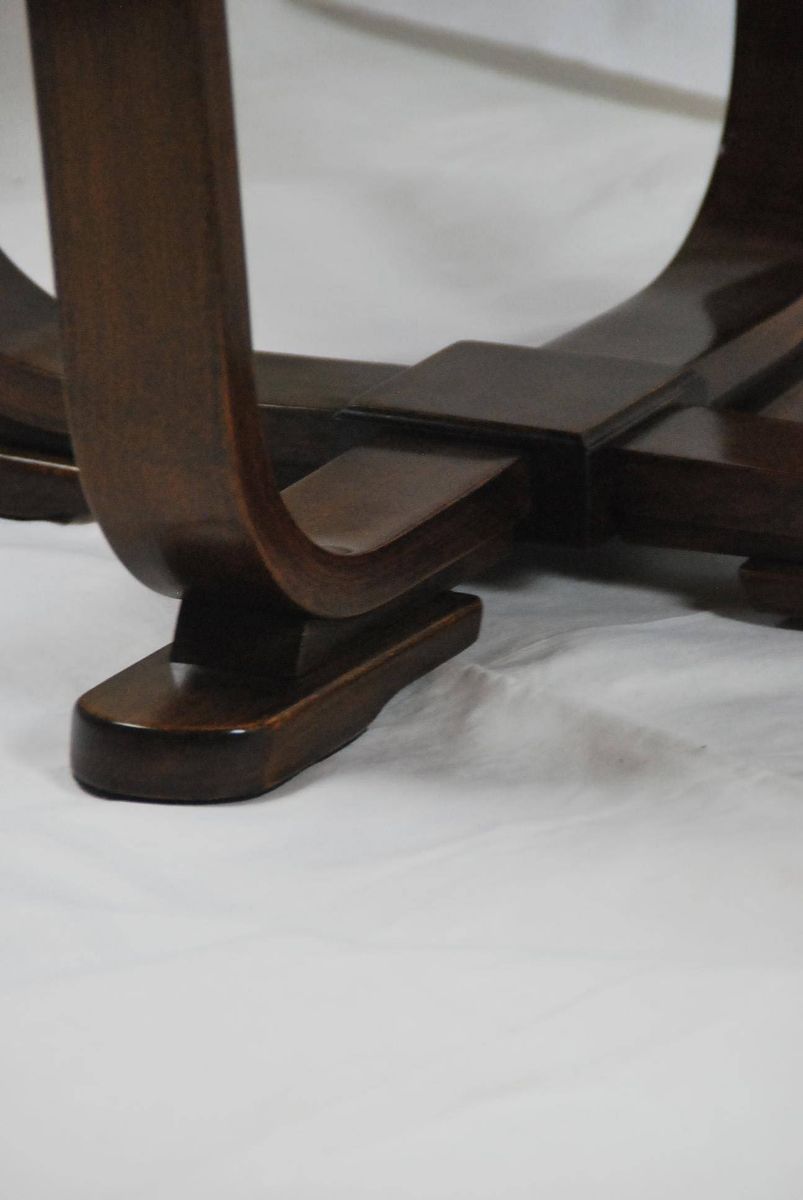 Chair & table low mid-century custom