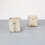 Pair of Eternit planters