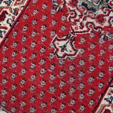 Tapis Seraband indien vintage en laine fait main – 74 x 143 cm - 1C1036