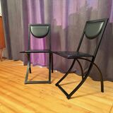 Pair of Sinus chairs designed by Karl Friedrich Förster, KFF, Germany, 1980