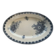 Grand plat de service en faience, modele cartouches, sarreguemines, U & C, made in france, faience