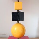 Vintage 80s colorful lamp