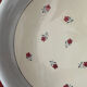 Vintage flower plate