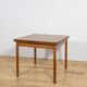 Mid-Century Square Extendable Teak Dining Table, Denmark, 1960s