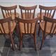 Set of 6 vintage Fischel bistro chairs, 1970s