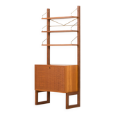 Poul Cadovius free standing wall unit for Cado, 1960s