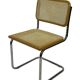 Set of 4 chairs Cesca B32 designed by Marcel Breuer design made in Italy