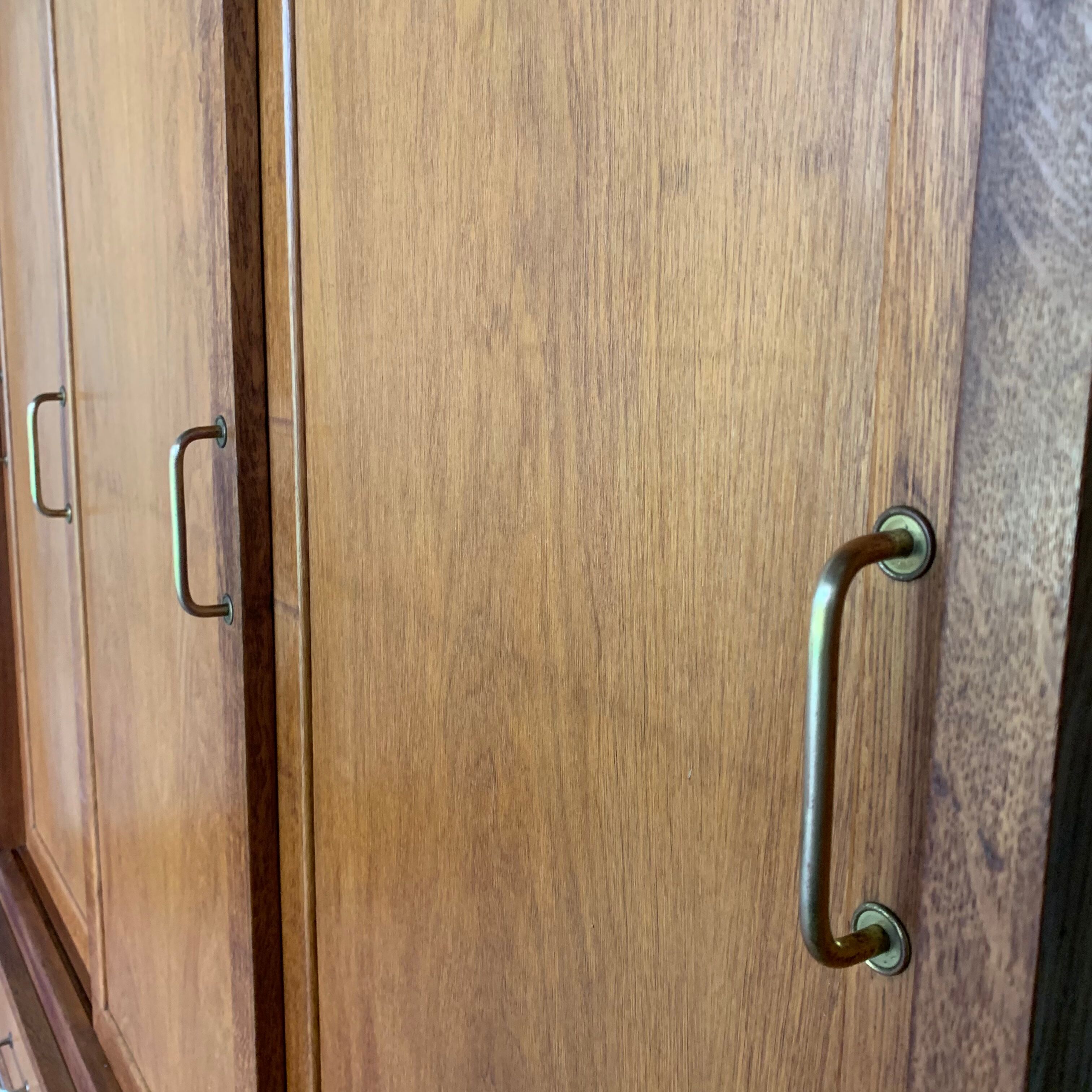Wardrobe sliding door vintage oak