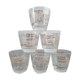 series of 6 st. Raphael club cups from the 70s