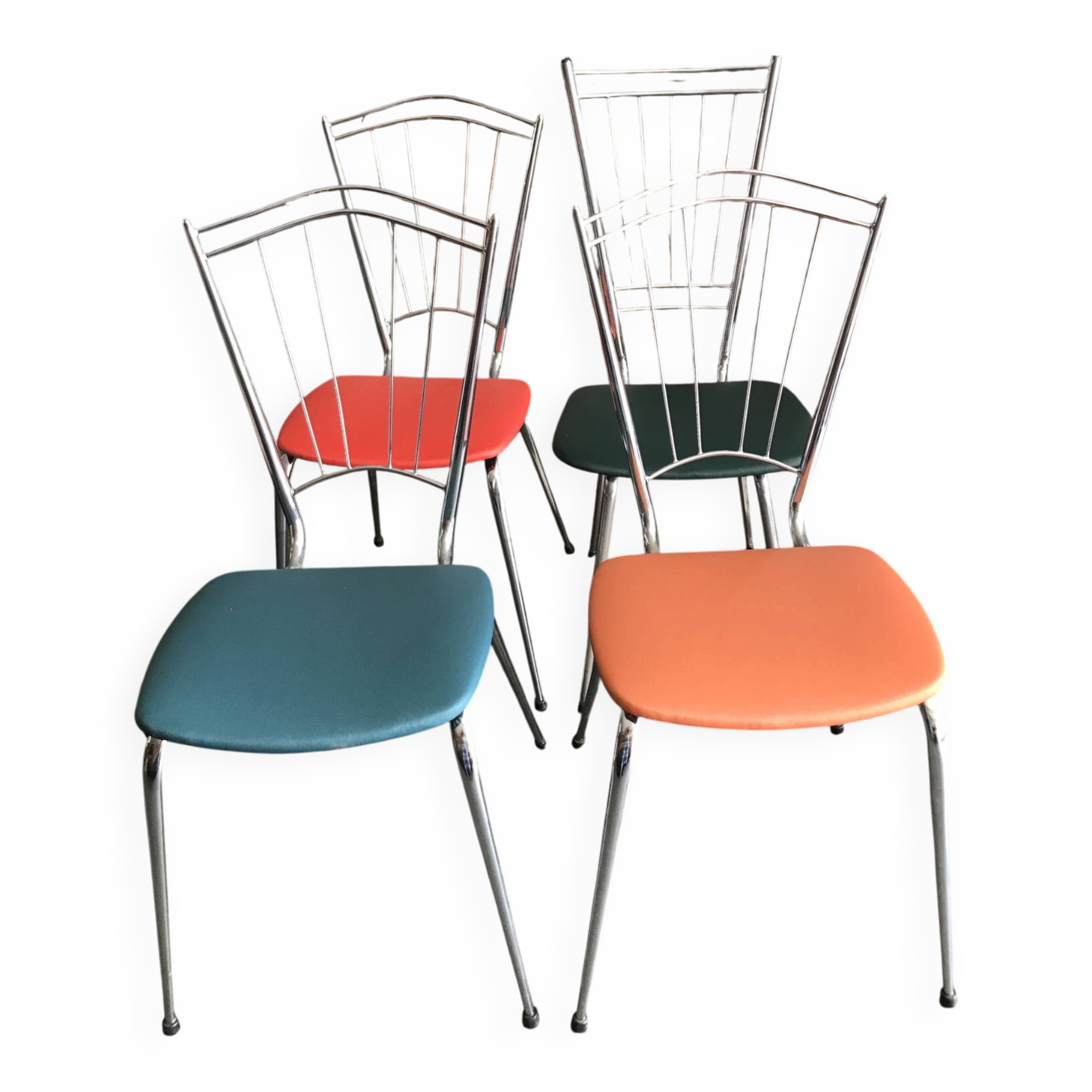 Vintage metal chair from the 80s