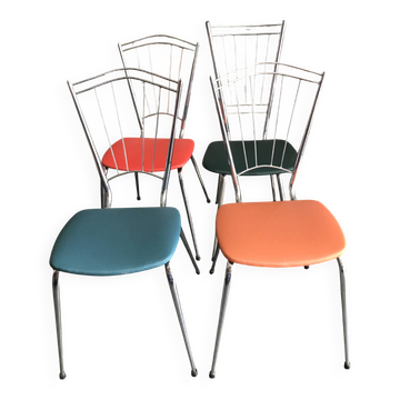 Vintage metal chair from the 80s