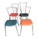 Vintage metal chair from the 80s